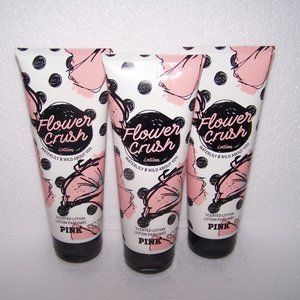 Victoria's Secret Flower Crush Fragrance Lotion 8 oz Lot of 3